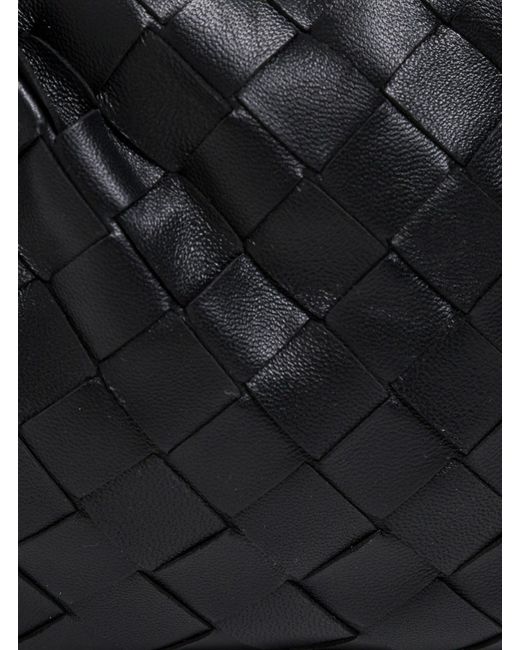 Bottega Veneta Black Intreccio Nappa Mini Jodie Handbag