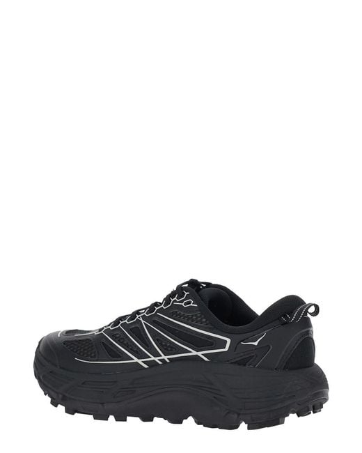 Sneaker 'U Mafate Speed 2Ts' Low Top Con Tallonetta E Chiusura Co di Hoka One One in Black