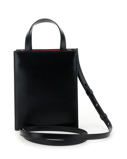 Ferragamo Black Crossbody Bag With Logo Gancini