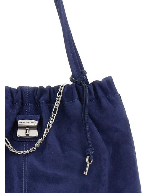 Marc Jacobs Blue Shoulder Bag The Tote Suede