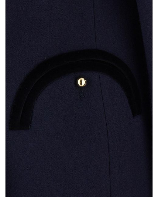Blazé Milano Blue Double-Breasted Jacket Resolute Cotton