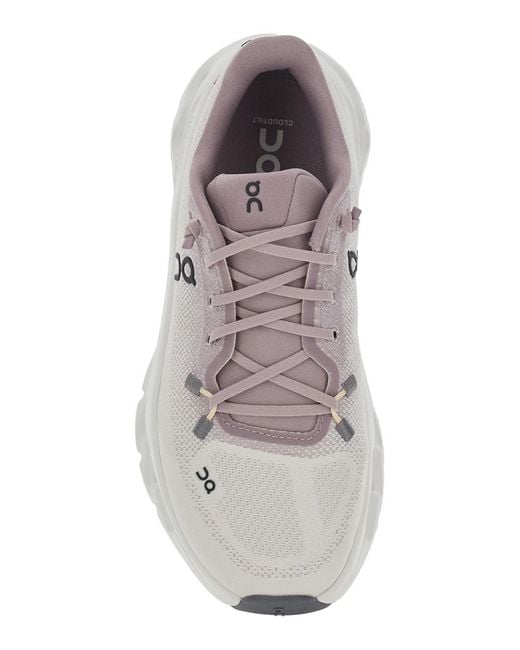 On Shoes White Cloudtilt Sneakers Featuring A Cushied Sole And Upper