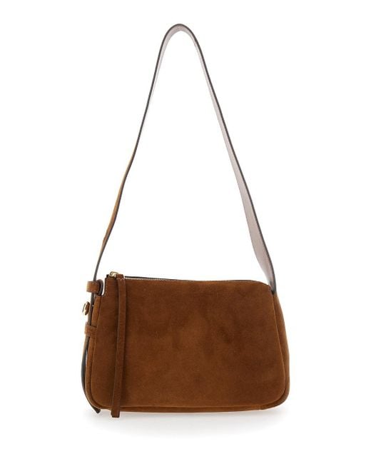 Tory Burch Brown Romy Small Shoulder Bag