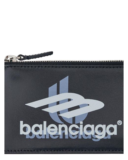 Balenciaga Black Cash Card Case On Keychain Box for men