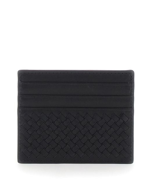 Dragon Diffusion Black Woven Calfskin Cardholder