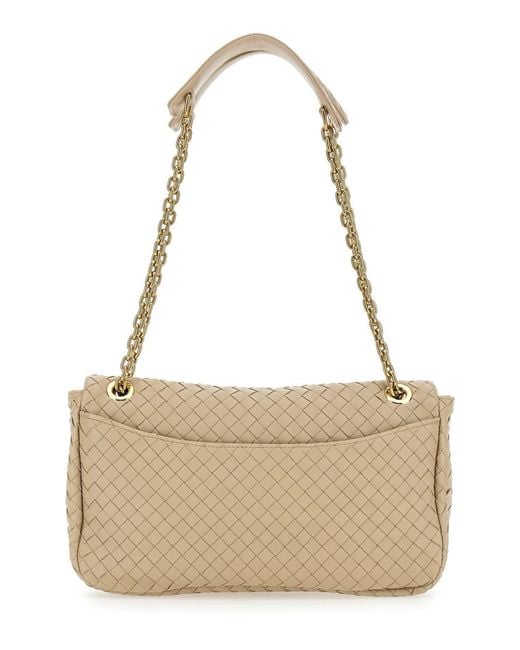 Bottega Veneta Natural Madison Intrecciato 9X12 Nappa Plume