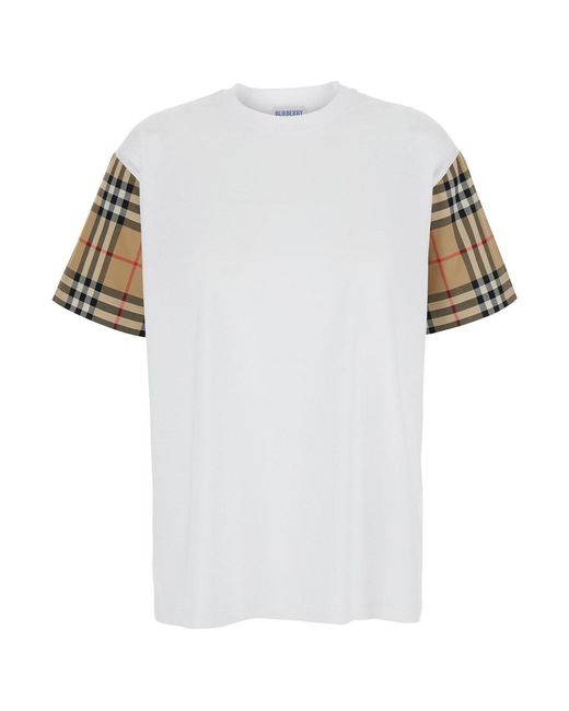 Burberry White T-Shirts