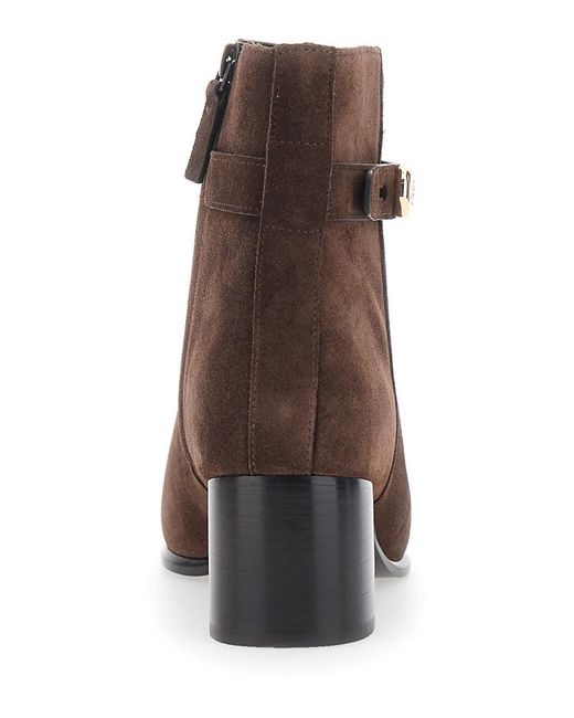 Tory Burch Brown Romy Ankle Boot With 50 Mm Heel