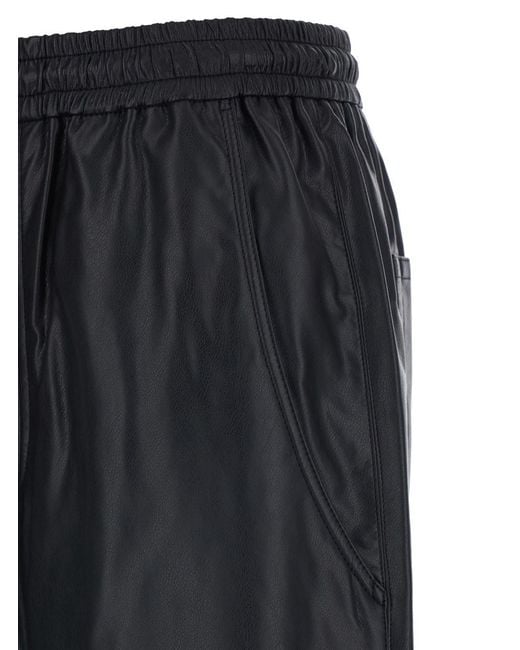 Isabel Marant Black 'Nereane' Trousers With Elasticated Waist And Patch Pockets