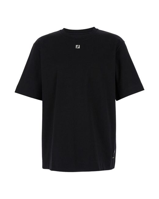 Fendi Black T-Shirt for men
