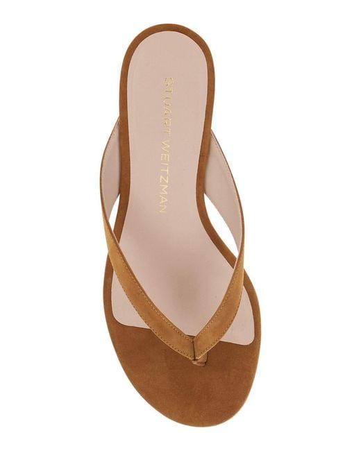Stuart Weitzman Brown Sandals Rio Sleek