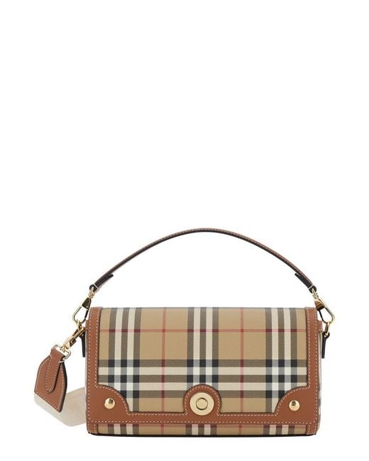 Burberry Brown Shoulder Bag "Note Small"