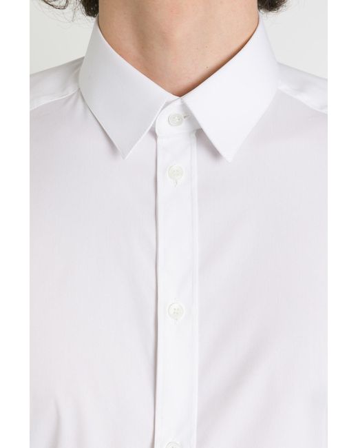 Camicia Classica di Dolce & Gabbana in White da Uomo