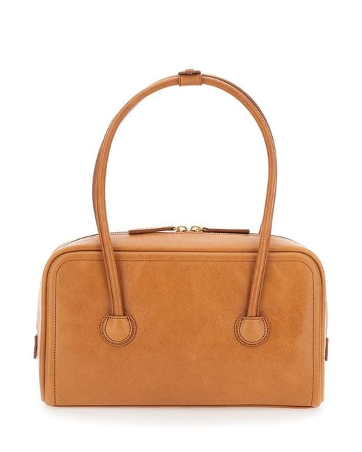 MARGE SHERWOOD Brown Soft Boston Small