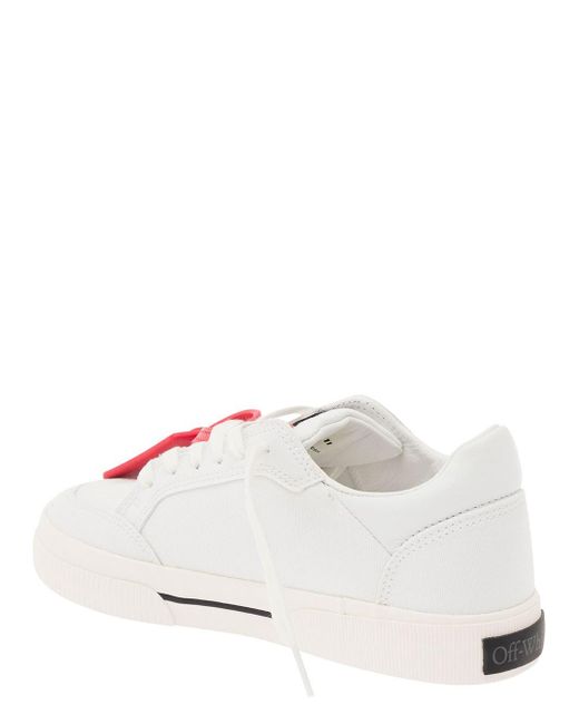 Off-White c/o Virgil Abloh White Off- Low Top Sneakers With Arrow And Tag Detail
