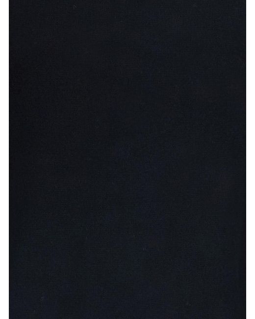 DUNST Black Cashmere V-Neck Sweater With V-Neck And Long Sleeves