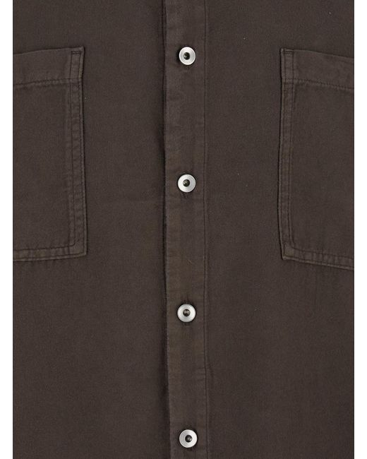 Rick Owens Black Solid Shirt for men
