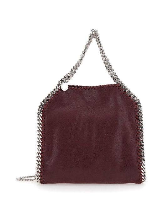 Borsa A Mano 'Falabella' Con Tracolla Con Catena E Ch di Stella McCartney in Purple