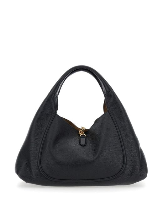 Gucci Black Shoulder Bag With Horsebit Closure
