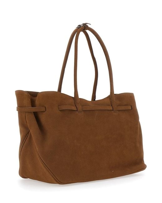 MARGE SHERWOOD Brown 'Grandma Used Bag' Tote Bag With Adjustable Strap