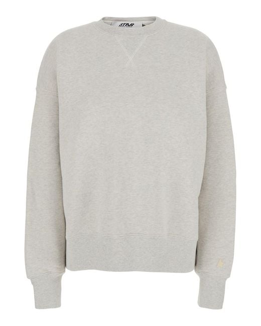 Golden Goose Deluxe Brand Gray Crewneck Sweatshirt