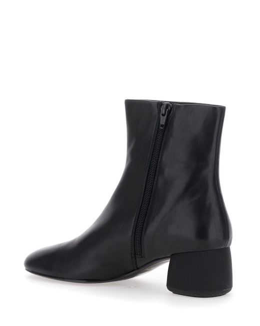 Stivaletti Alla Caviglia Con Tacco Largo Basso E Chiusura Con di Vagabond in Black