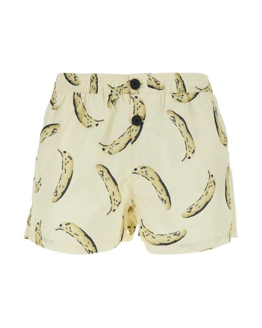 Jacquemus Natural 'Le Maillot Puntini' Swimsuit With Elastic Waist And for men