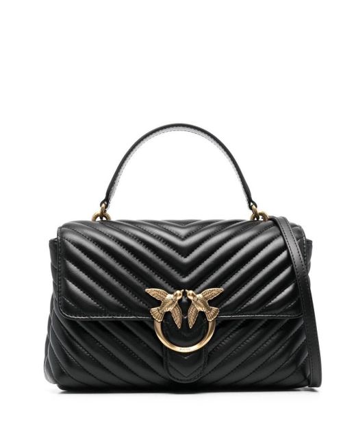 Pinko Love Lady Puff Classic Crossbody Bag in Black Lyst