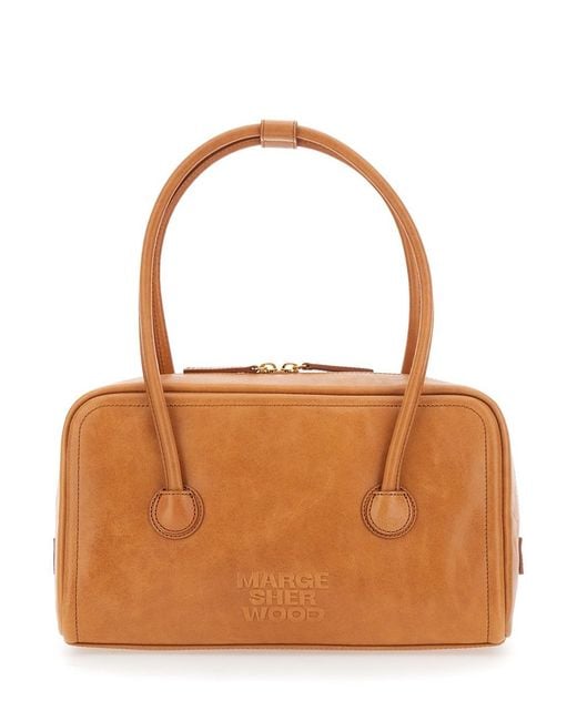 MARGE SHERWOOD Brown Soft Boston Small