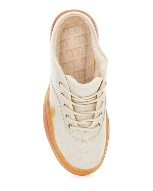 スニーカー ERL SS25 UNISEX LOW SKATE MULE (ERL10SH02 DIRTYWHITE) ERL: Men's Camino Low Skate Mule (Dirty White) | DSML E-SHOP