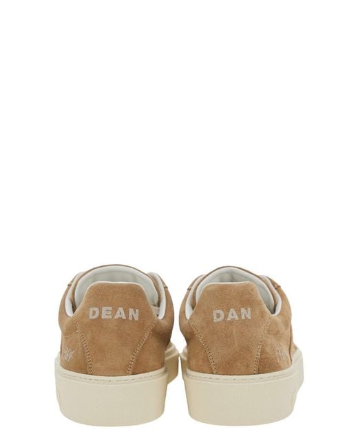 DSquared² Brown Low Top Sneakers With Logo Patch On The Tongue And Logo Lettering On The Heel for men