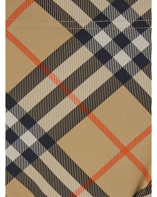 Burberry Natural Check Swim Briefs for men