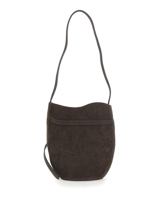 Liffner Black Crossbody Bag With Adjustable Strap
