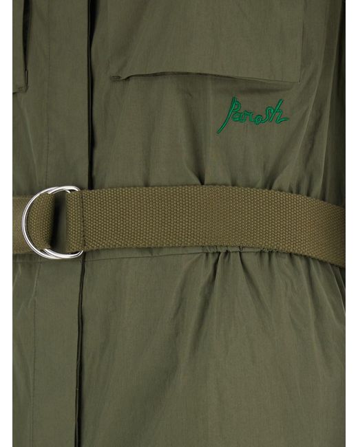 Tuta Intera Con Cintura E Tasche Cargo di P.A.R.O.S.H. in Green