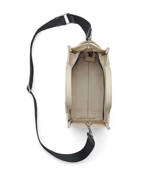 Marc Jacobs Natural 'Traveler Handbag' Mini Tote Bag With Logo