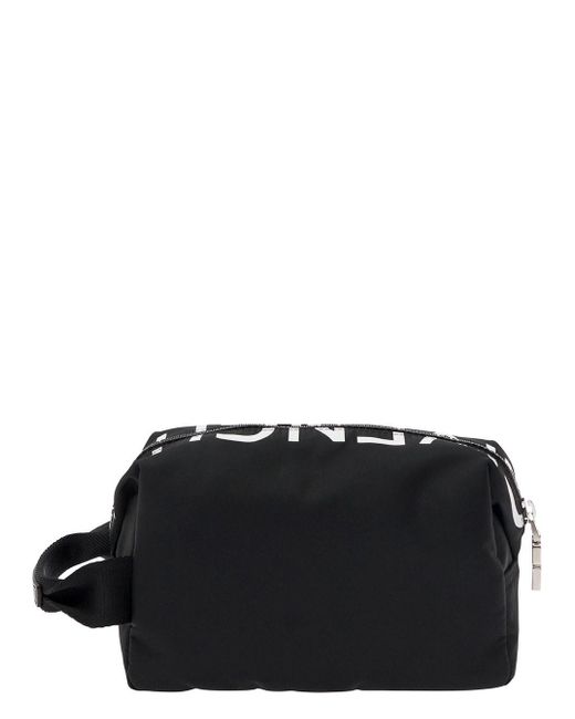 Pochette Con Stampa Logo A Contrasto di Givenchy in Black da Uomo