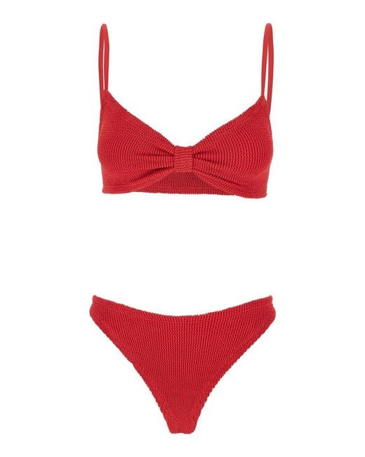 Hunza G Red Bikini Alicia
