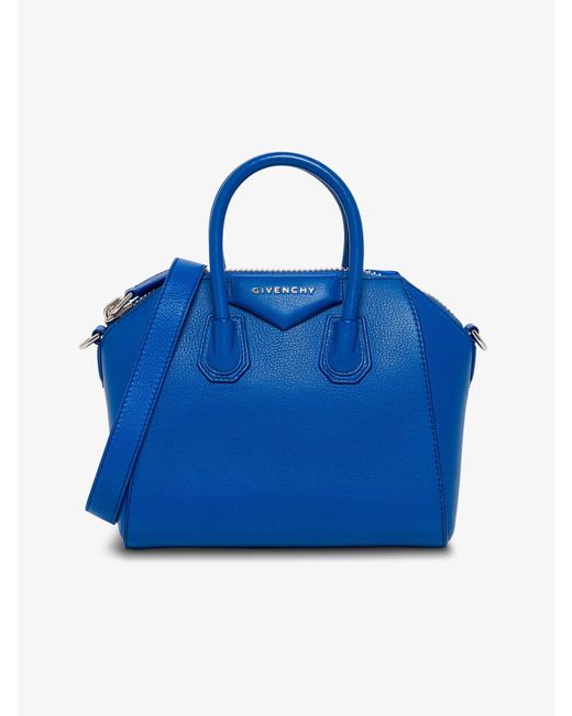 Givenchy Blue Antigona Mini Leather Handbag