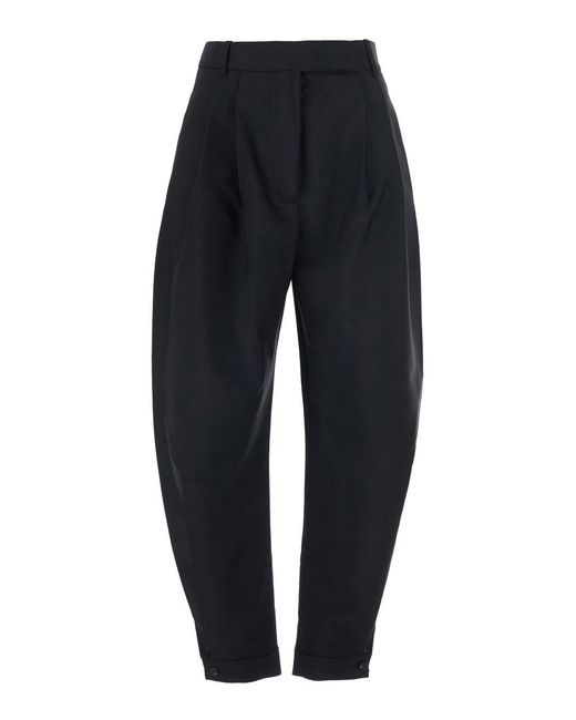Rohe Blue Pants With Cuff Hem