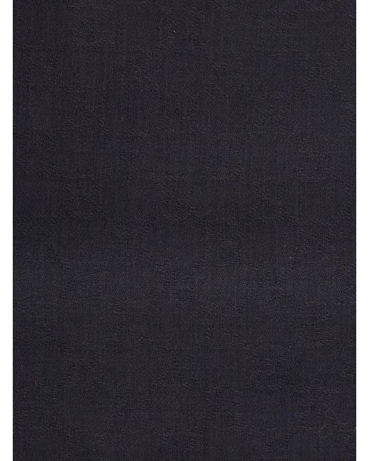Gucci Black Scarf Wool-Silk for men