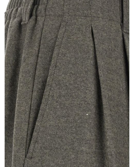Golden Goose Deluxe Brand Gray Pants Flamnella Di Lana With 100% Virgin Wool for men