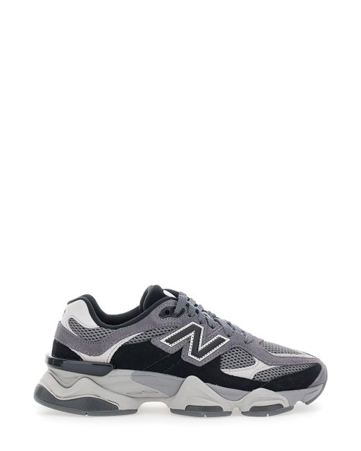 New Balance Gray '9060' Sneakers With Lateral Logo
