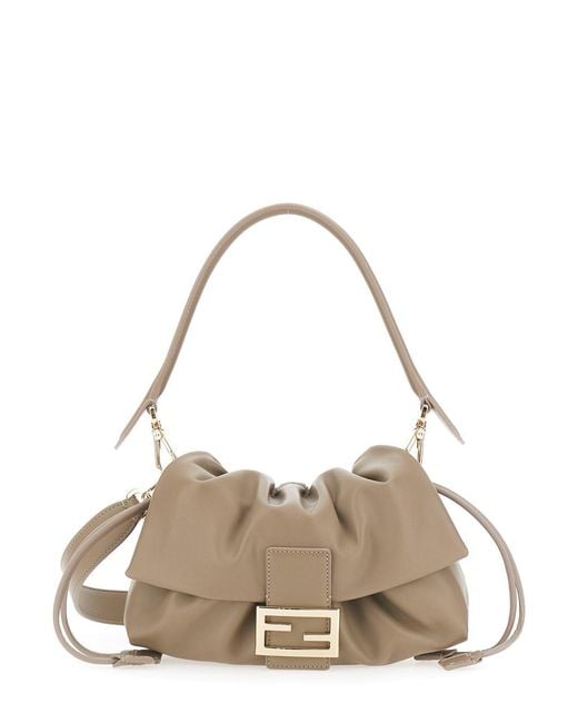 Fendi Natural Baguette Soft Medium Jamie
