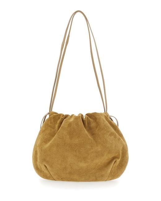 Clutch Con Charm E Chiusura A Coulisse di Liffner in Metallic