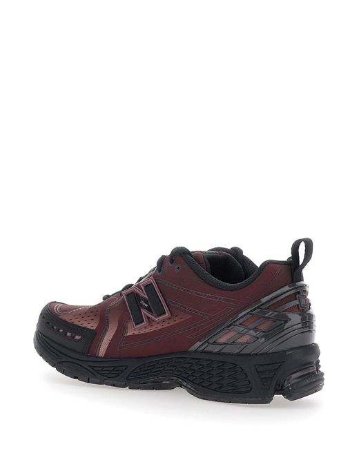 New Balance Purple Shoes 1906E With Rubber Sole And Mesh Details For
