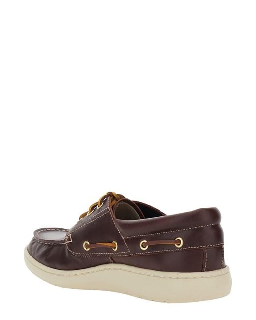 Timberland Brown Loafers Portofino Pier Leather for men