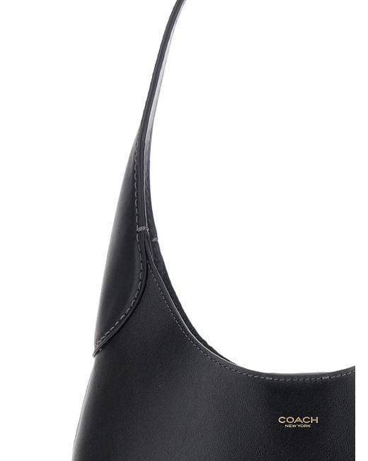 COACH Black 'Brooklyn Small' Shoulder Bag With Logo Lettering On The F