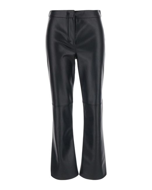 Max Mara Gray 'Sublime' Pants With Flared Leg And Hidden Closure On
