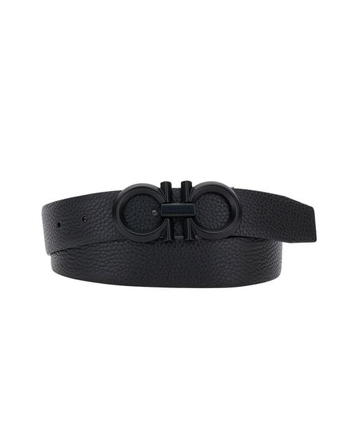 Ferragamo Black Double Adjus for men