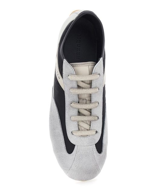 McQueen White 'Boxe' Low Top Sneakers With Bicolor Details An for men